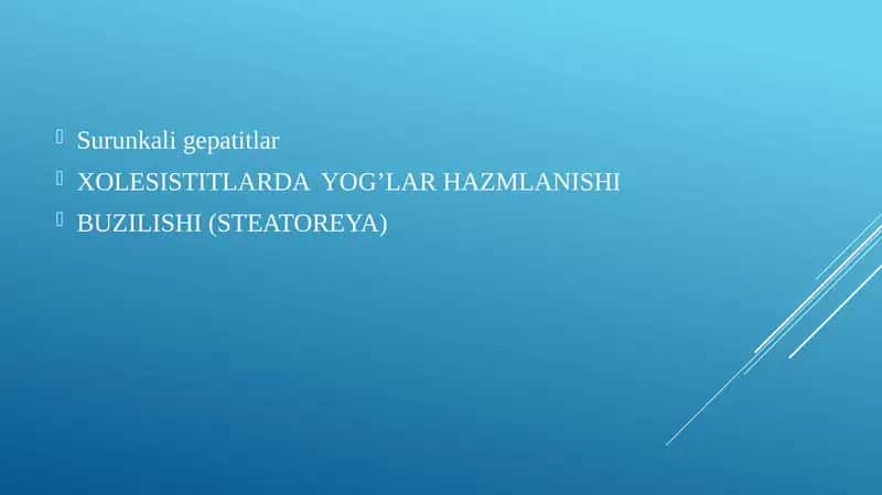 Surunkali gepatitlar