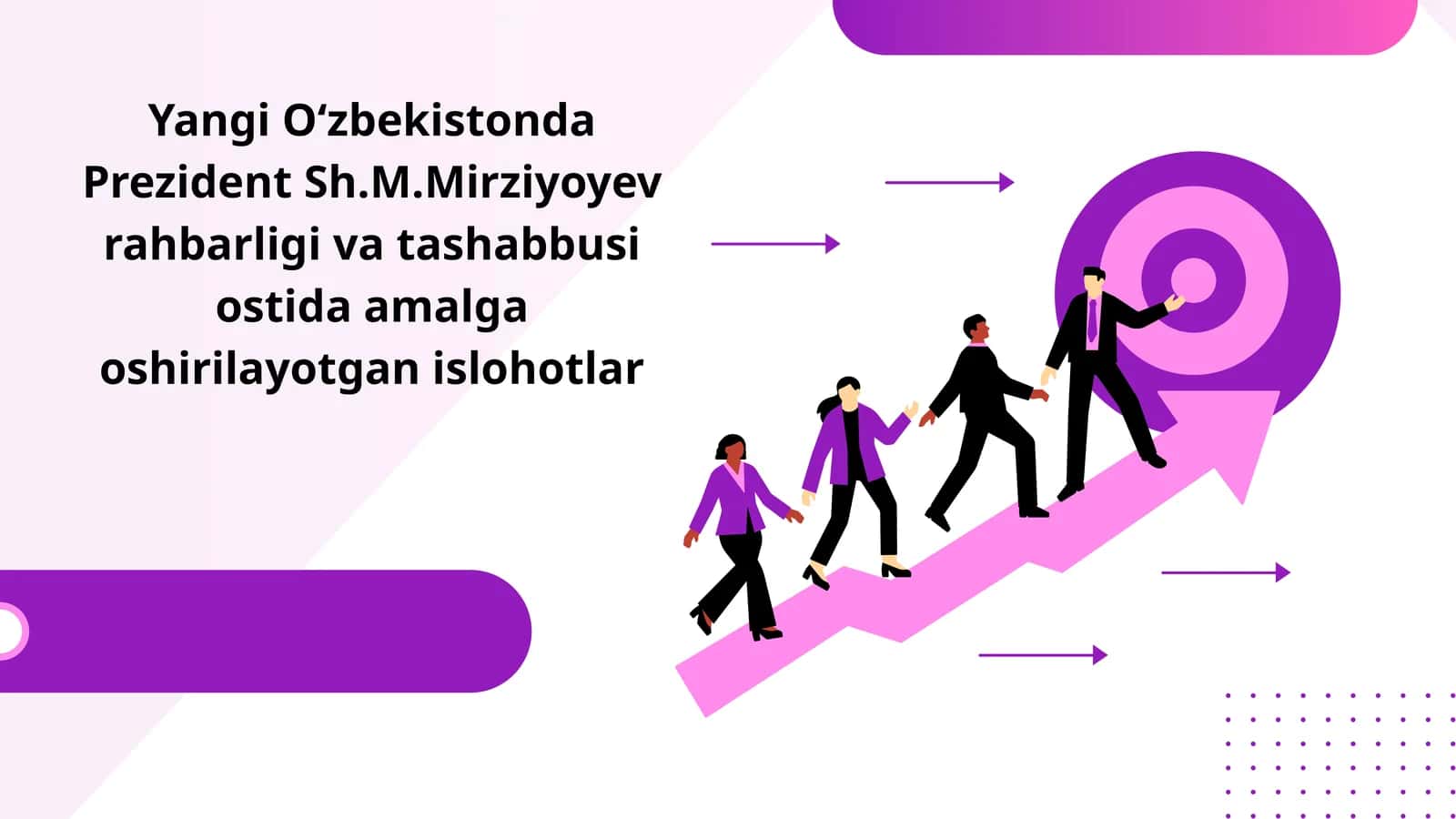 Yangi O‘zbekistonda Prezident Sh.M.Mirziyoyev rahbarligi va tashabbusi ostida amalga oshirilayotgan islohotlar