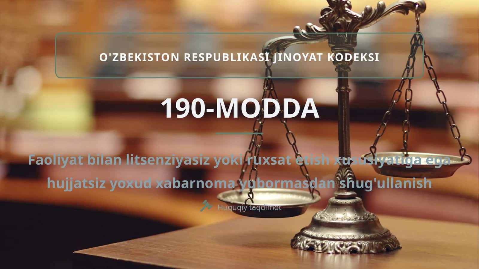 O'ZBEKISTON RESPUBLIKASI JINOYAT KODEKSI