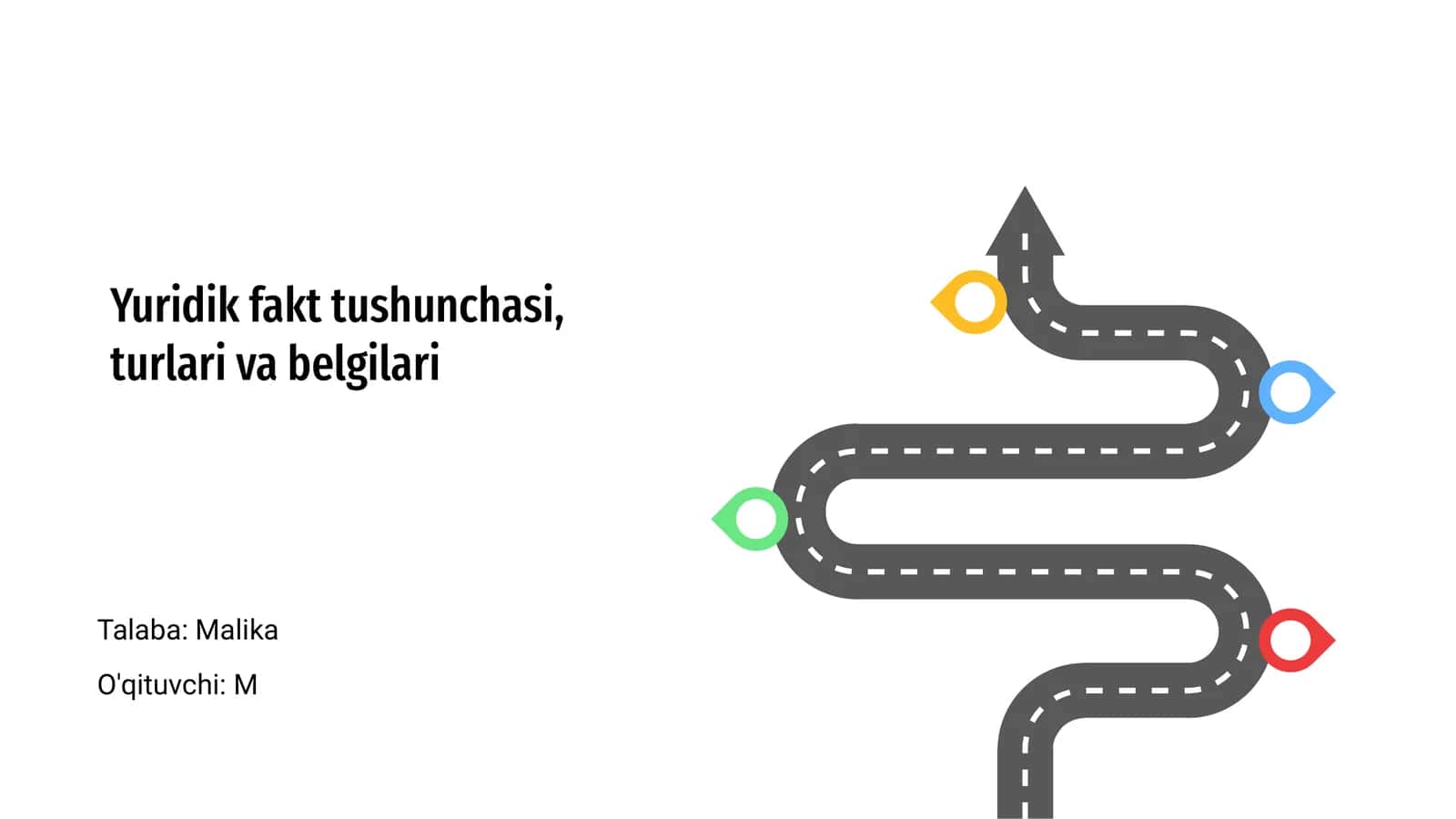 Yuridik fakt tushunchasi, turlari va belgilari