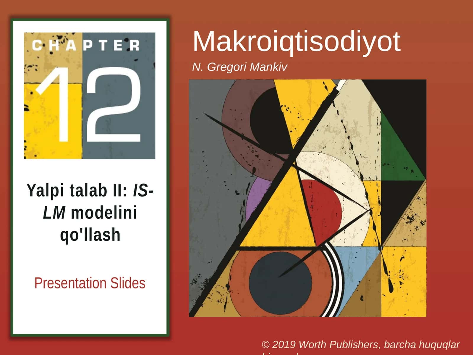 Yalpi talab II: IS-LM modelini qo'llash