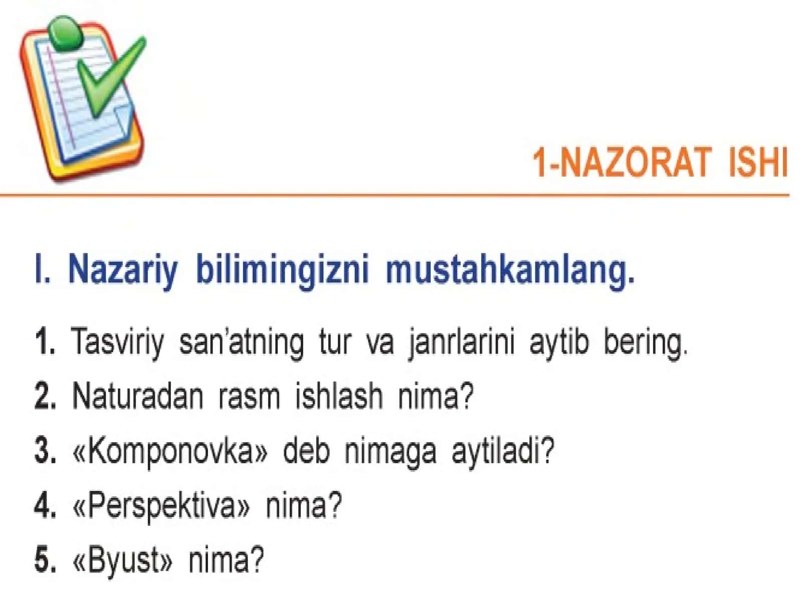 Rangtasvir va grafika asarlari
