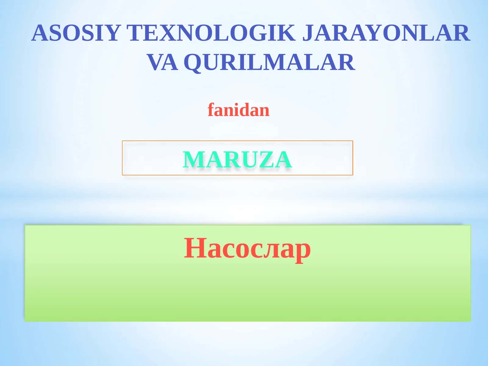 Nasoslar