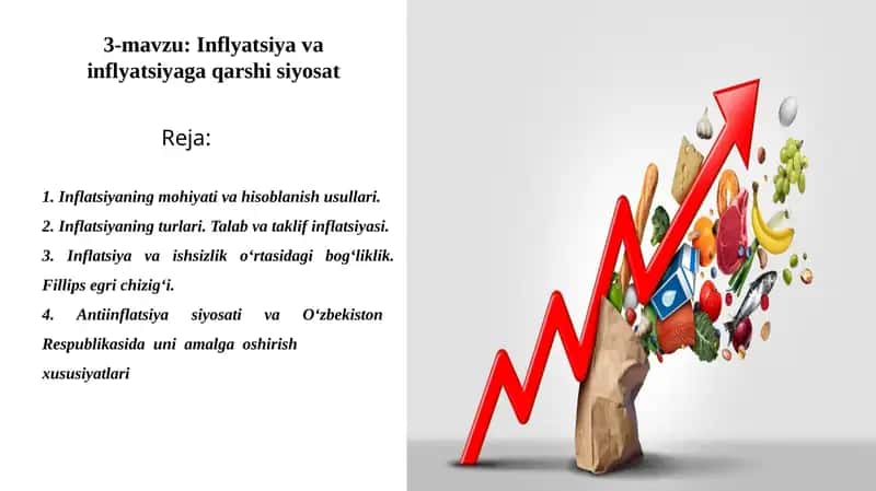 Inflatsiya va inflatsiyaga qarshi siyosat