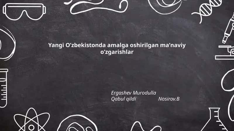 Yoshlar maʼnaviyatini shakllantirish va tarbiyalash
