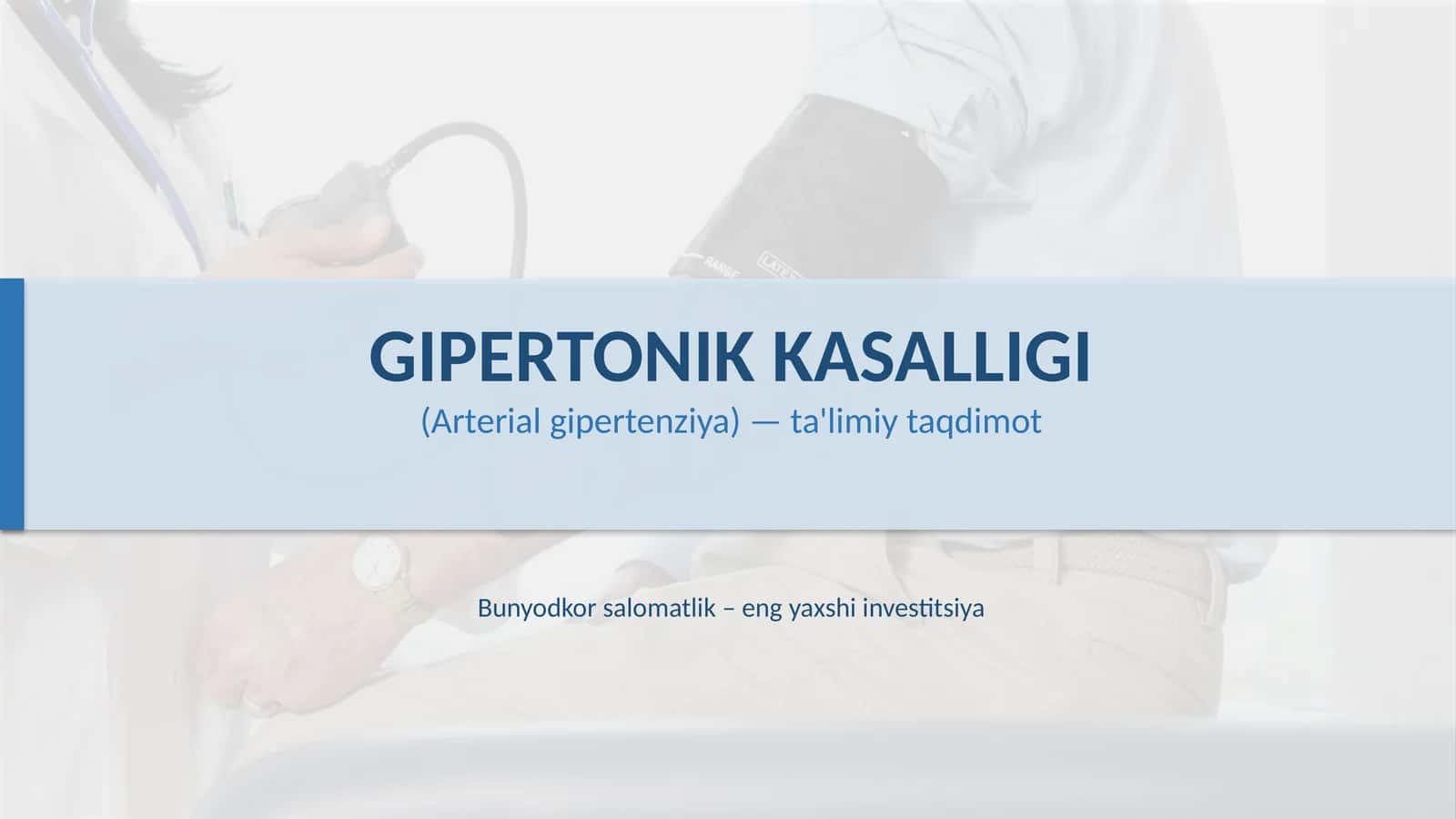 Gipertonik kasalligi