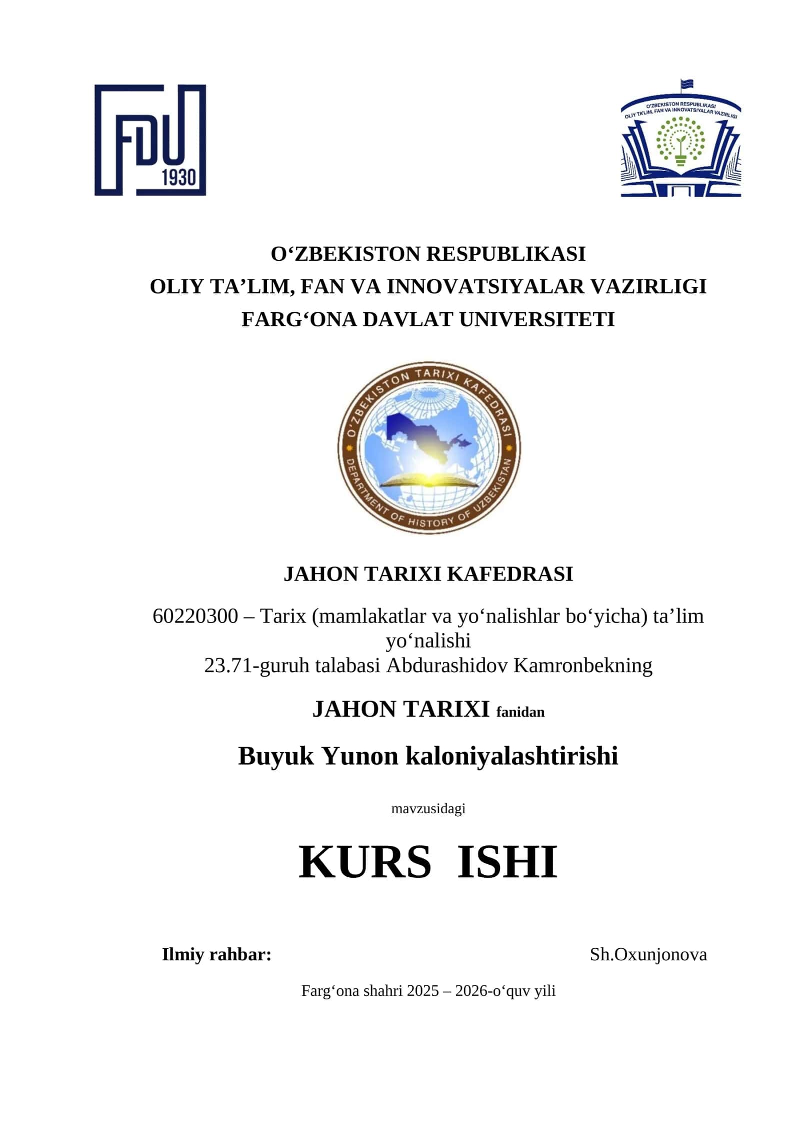 Buyuk Yunon kaloniyalashtirishi