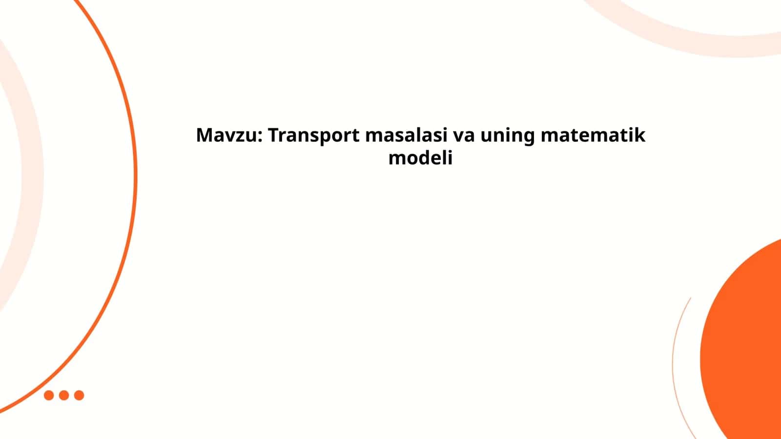 Transportmasalasivauningmatematikmodeli