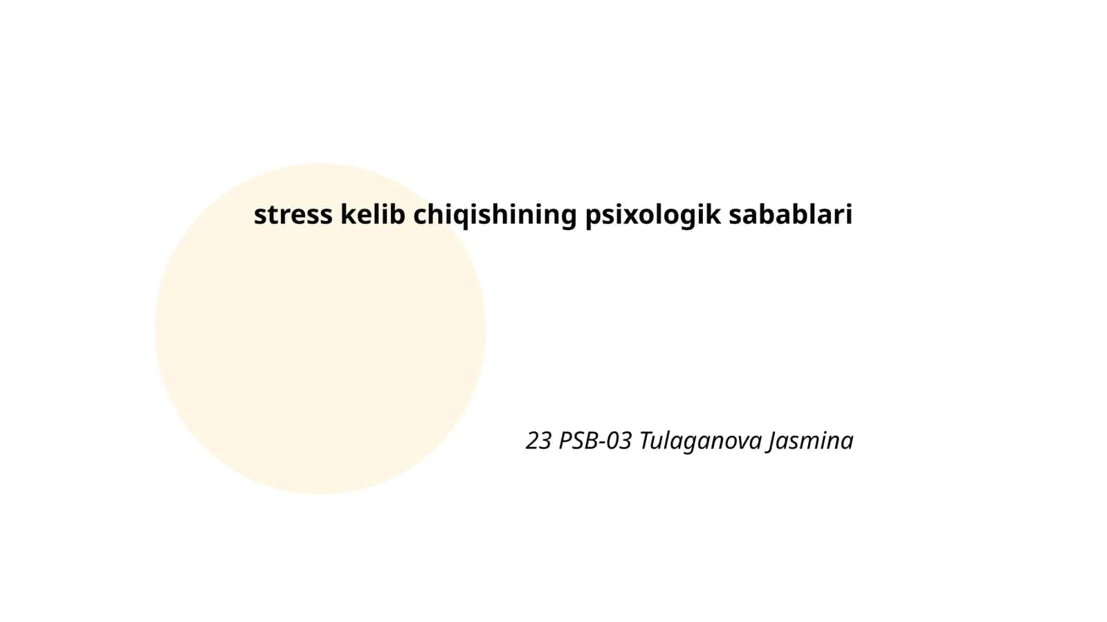 Kelib chiqishining psixologik sabablari