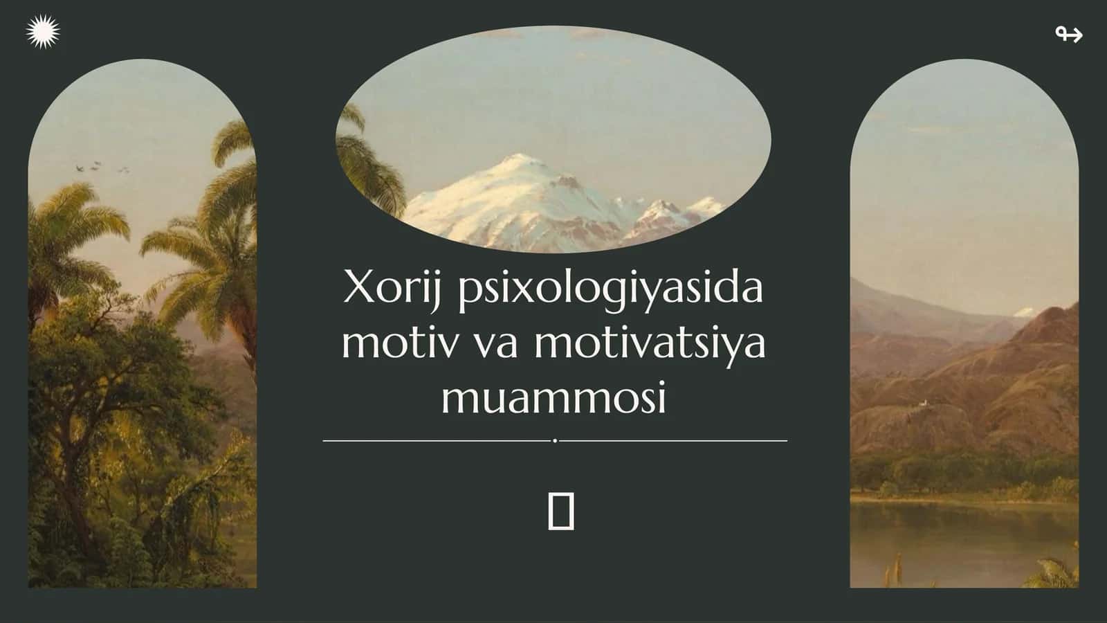 Xorij psixologiyasida motiv va motivatsiya muammosi