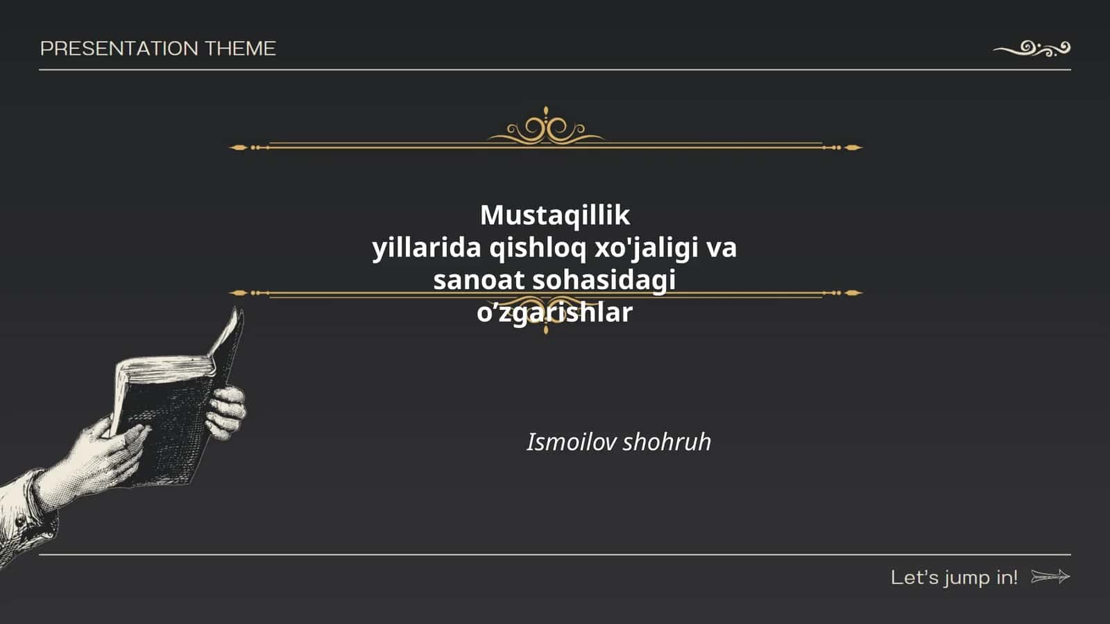 Yer islohotlari va dehqon xo'jaliklarining rivojlanishi