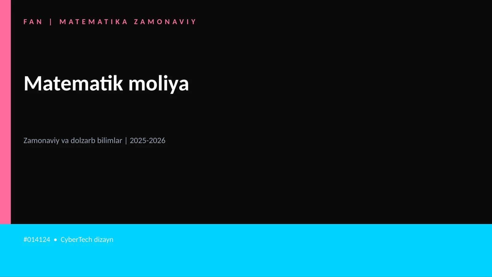 Matematik moliya