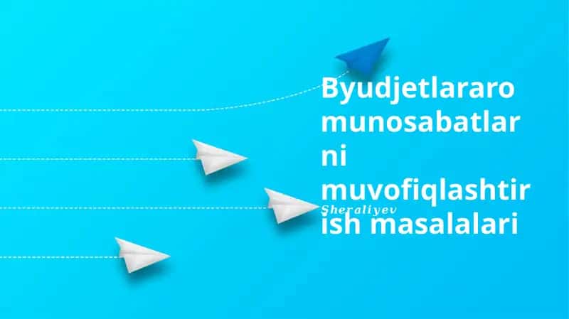 Byudjetlararo munosabatlarni muvofiqlashtirish masalalari
