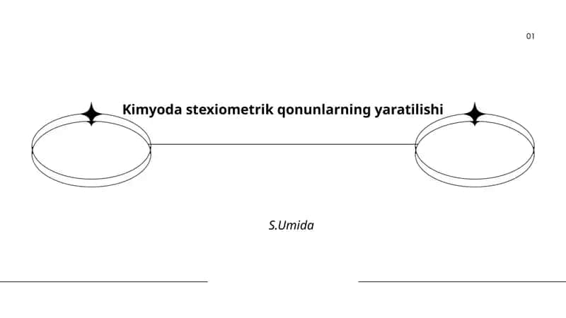 Kimyoda stexiometrik qonunlarning yaratilishi