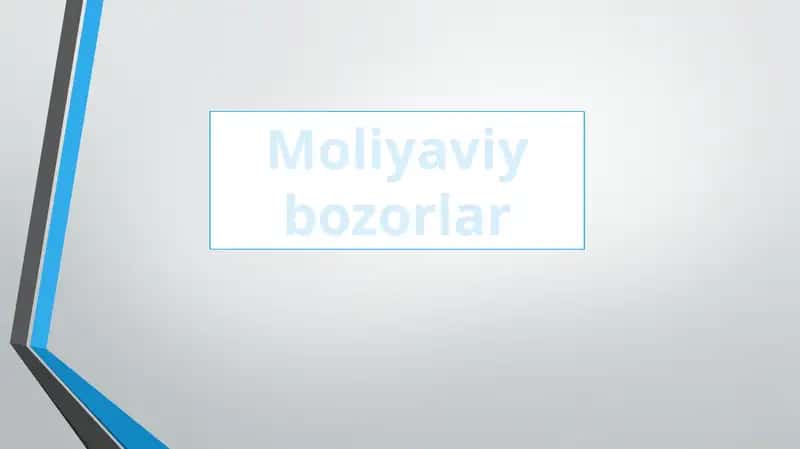 Moliyaviybozorlar