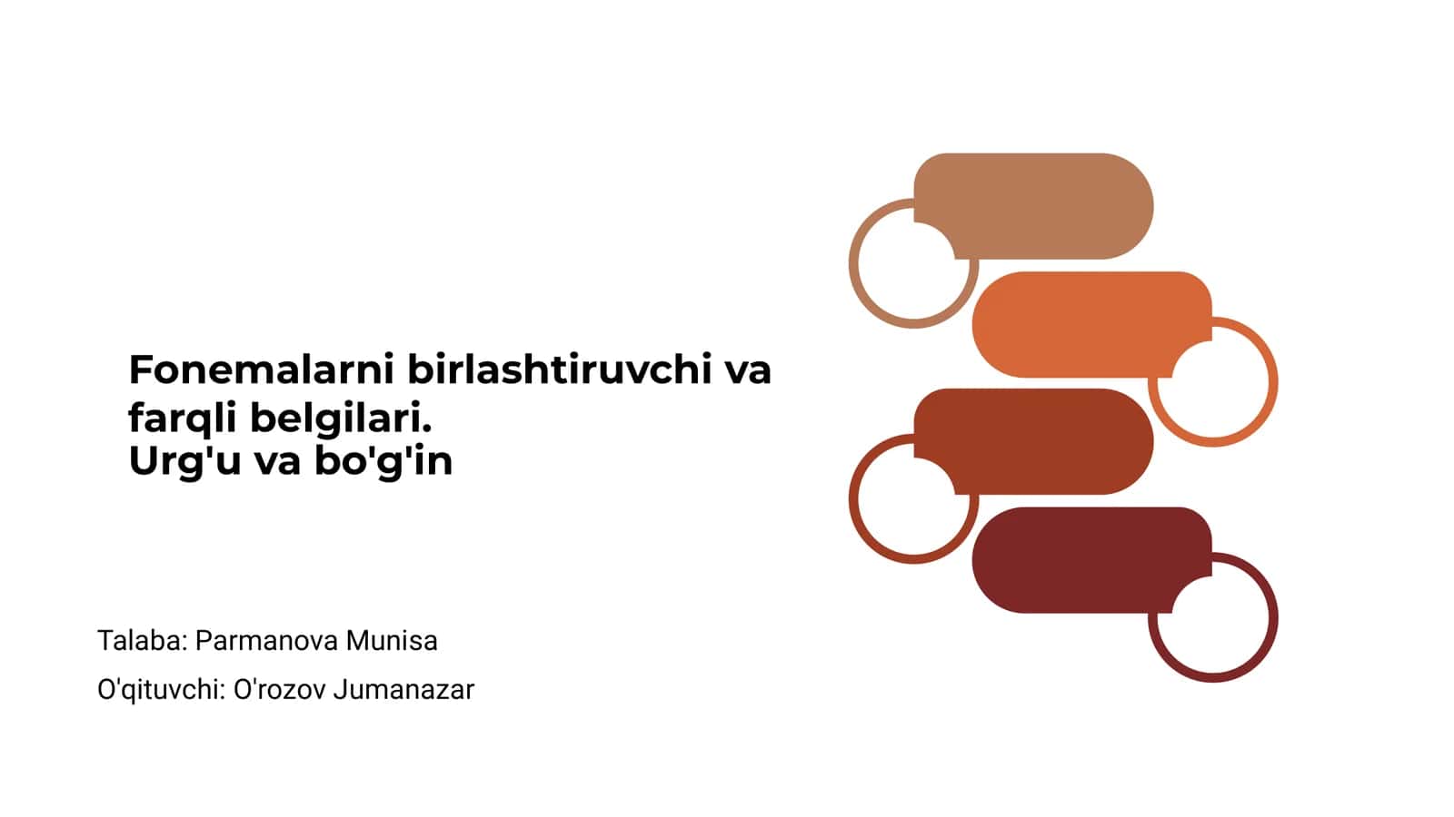 Fonemalarni birlashtiruvchi va farqli belgilari