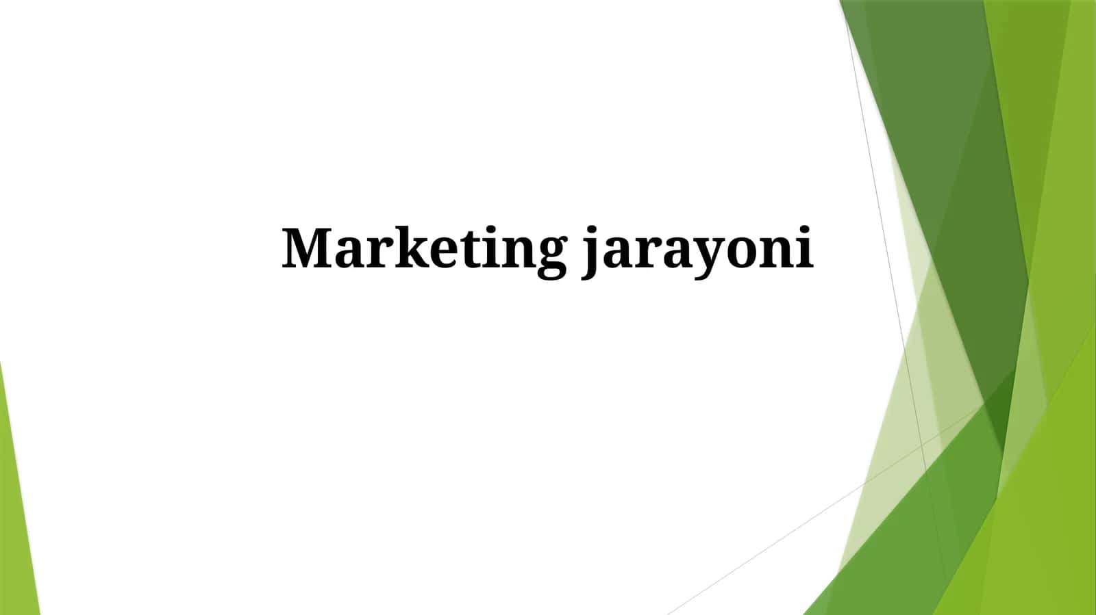 Marketingjarayoni