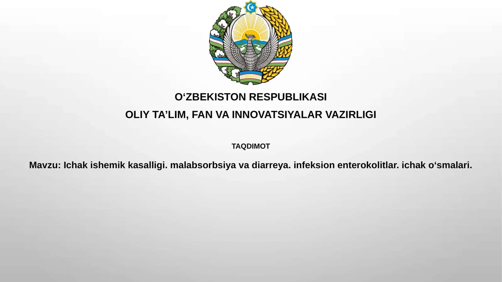 Ichakishemikkasalligi.malabsorbsiyavadiarreya