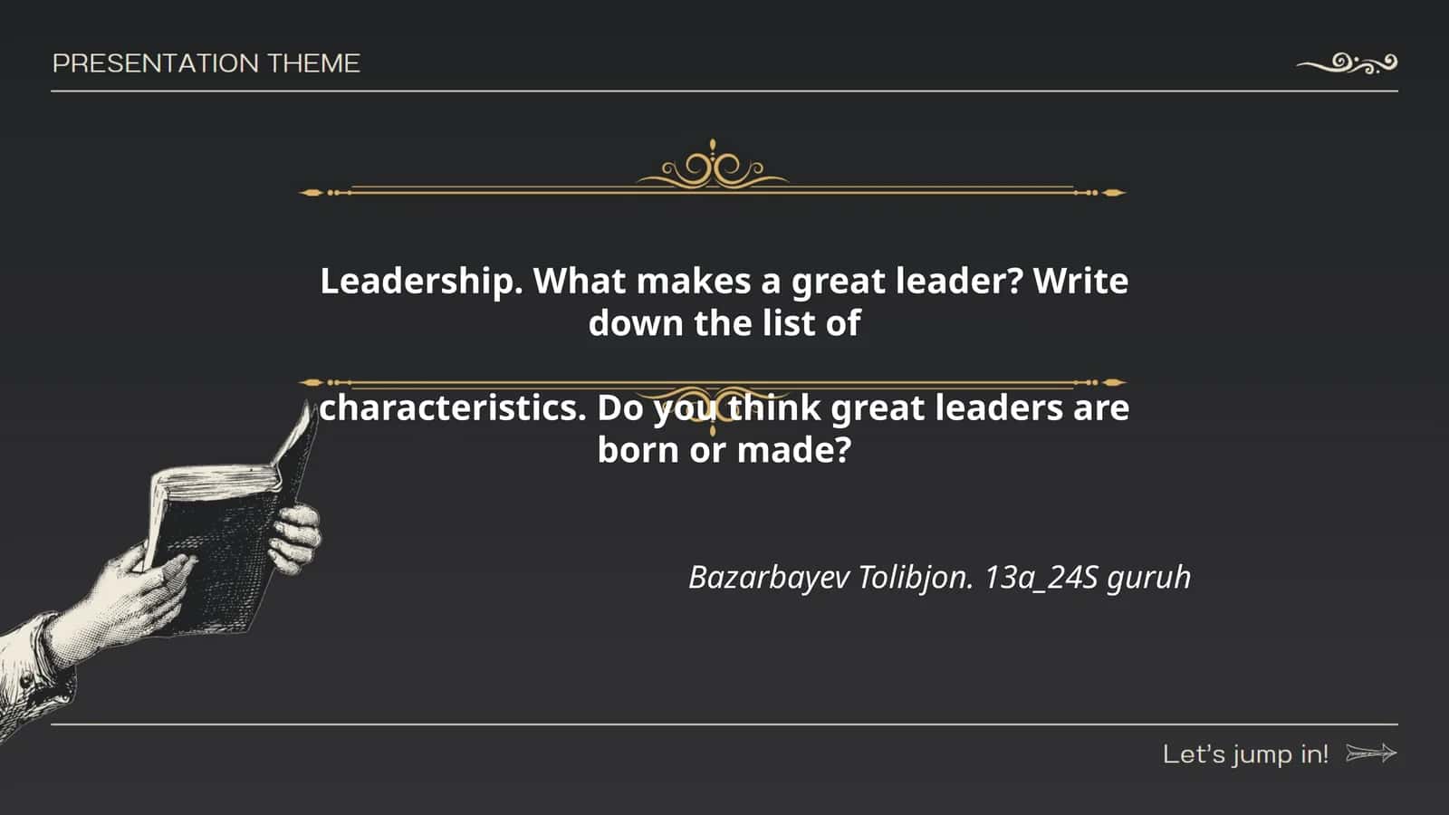 Bazarbayev Tolibjon