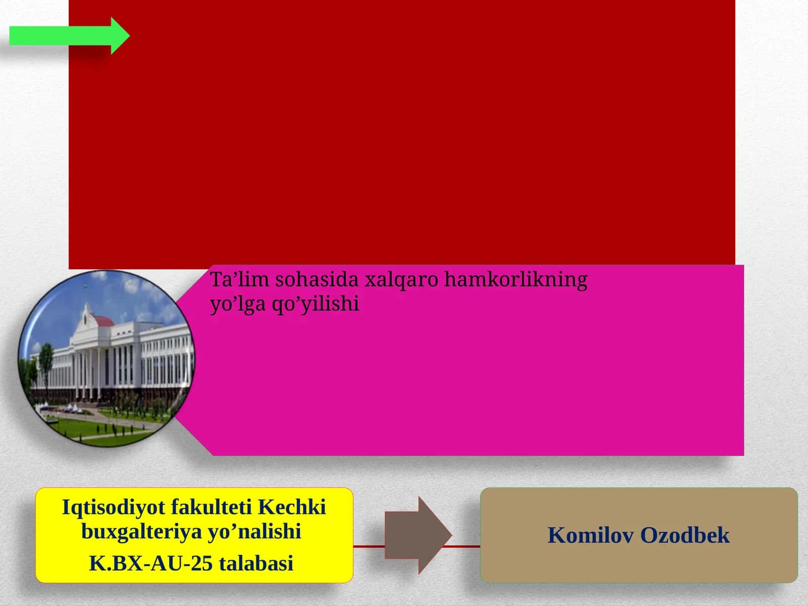 Ta’lim sohasida xalqaro hamkorlikning yo’lga qo’yilishi