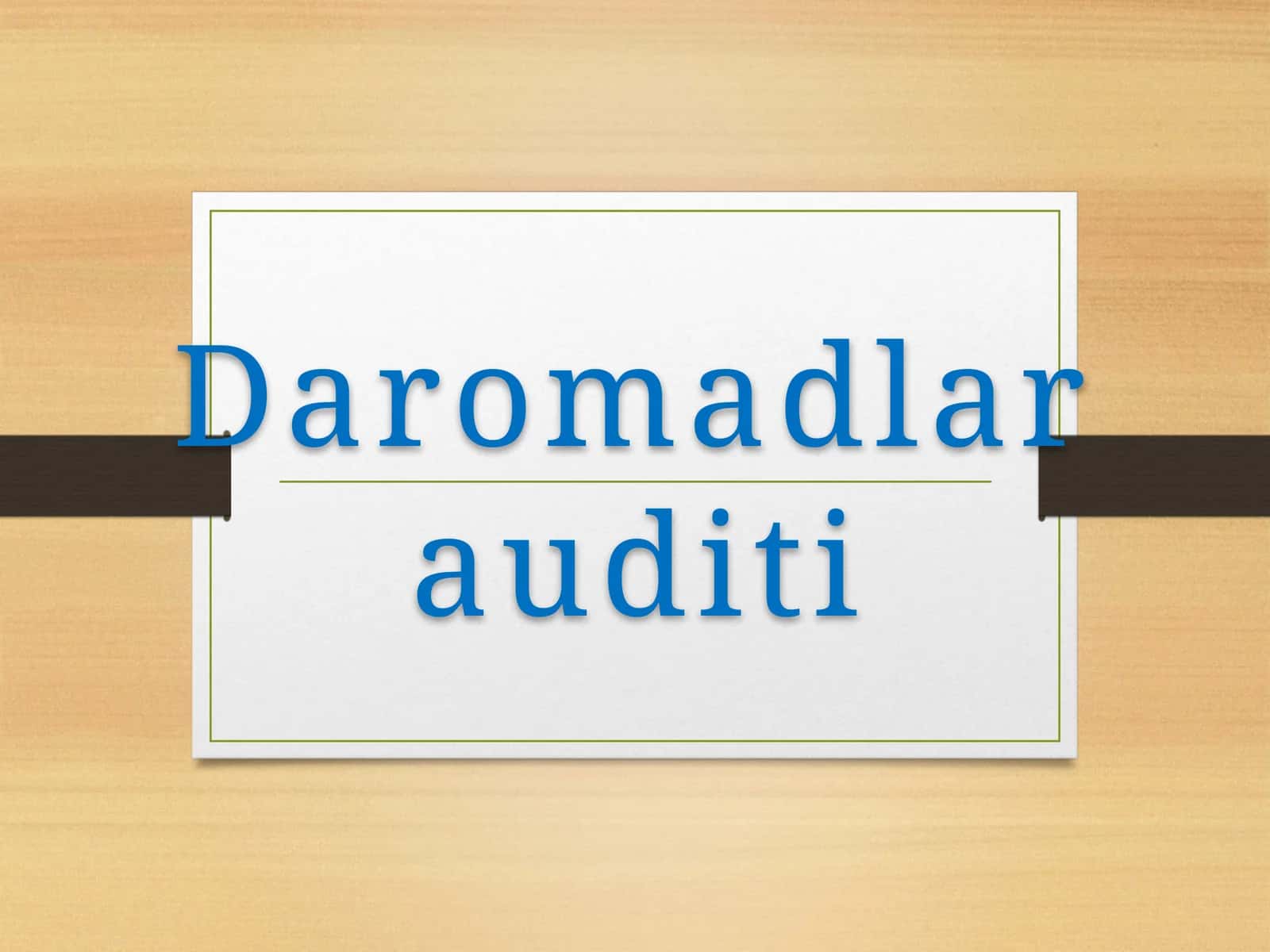 Daromadlarauditi