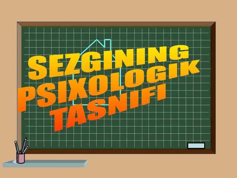 sezgining psixologik tasnifi