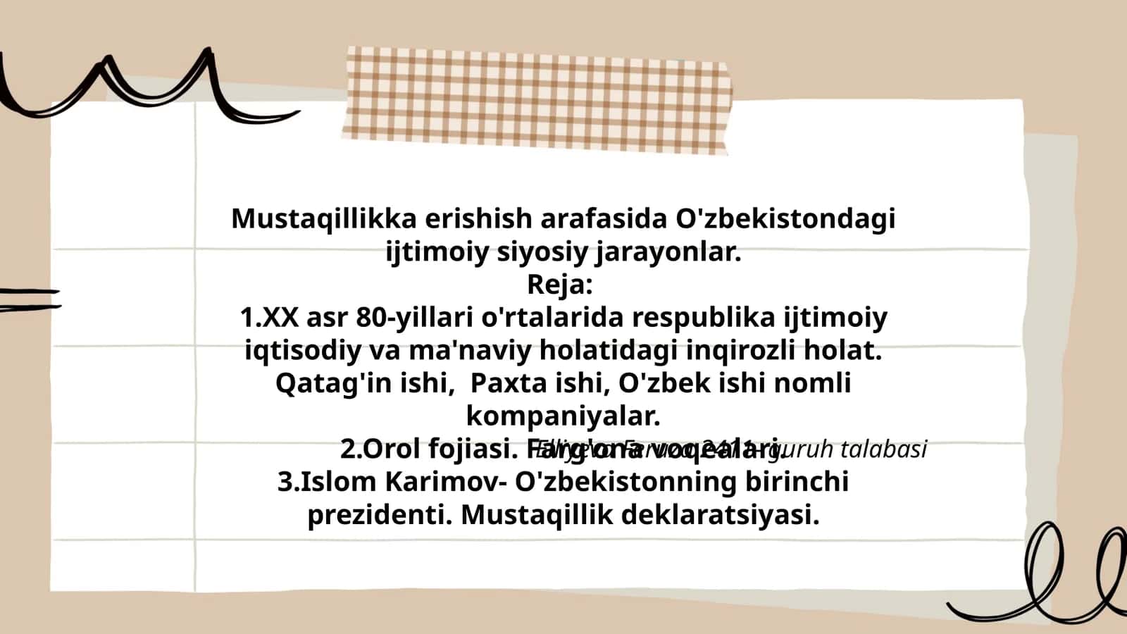 Ijtimoiy siyosiy jarayonlar