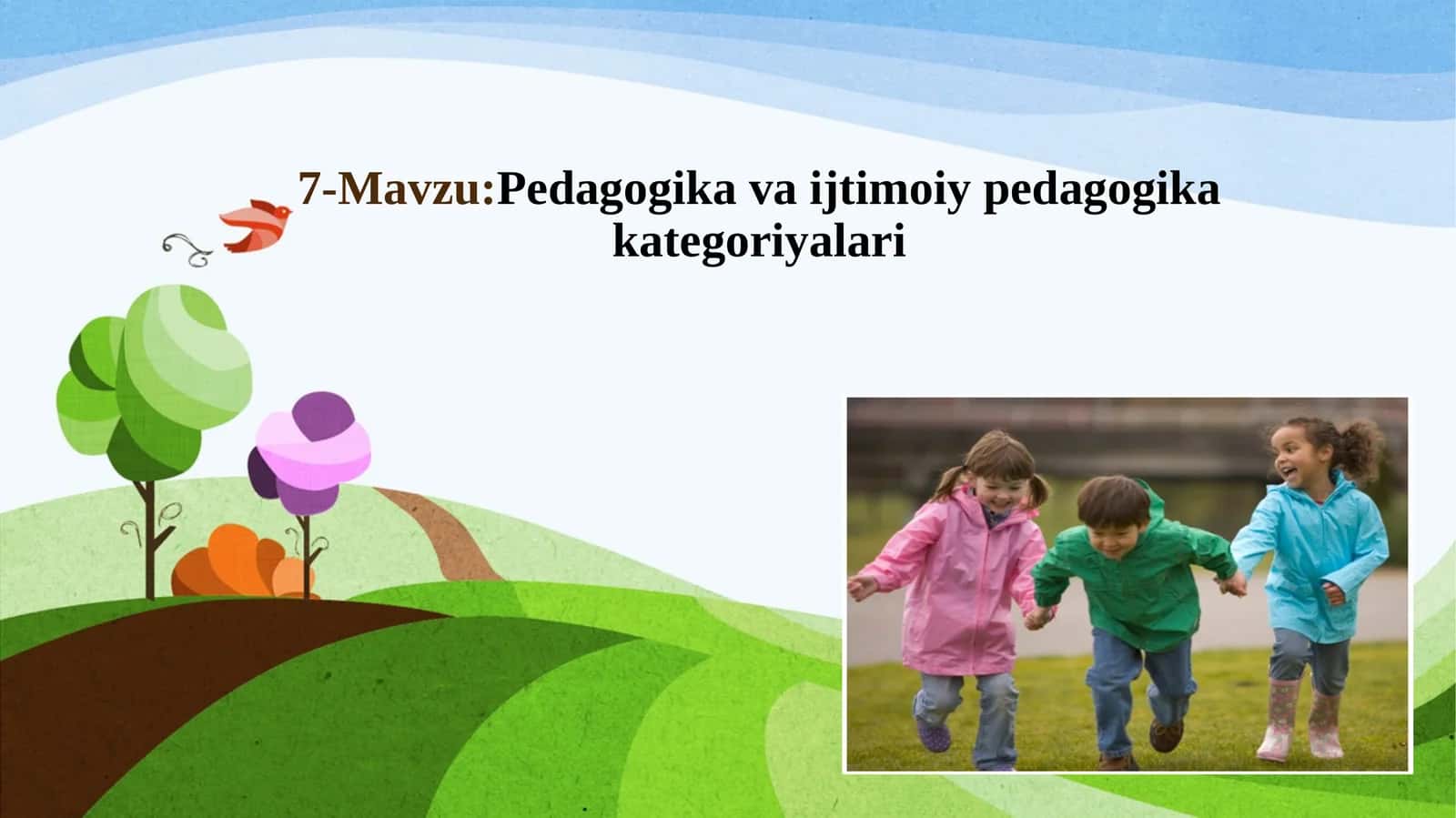 Pedagogika va ijtimoiy pedagogikakategoriyalari