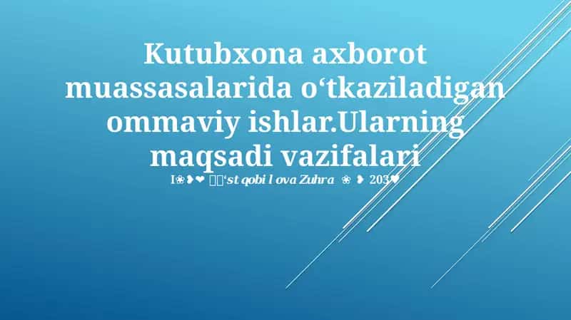 Ta'sir va Barqarorlikni O'lchash