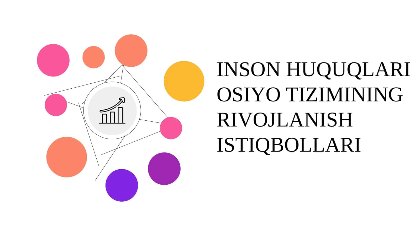 INSON HUQUQLARI OSIYO TIZIMINING RIVOJLANISH ISTIQBOLLARI