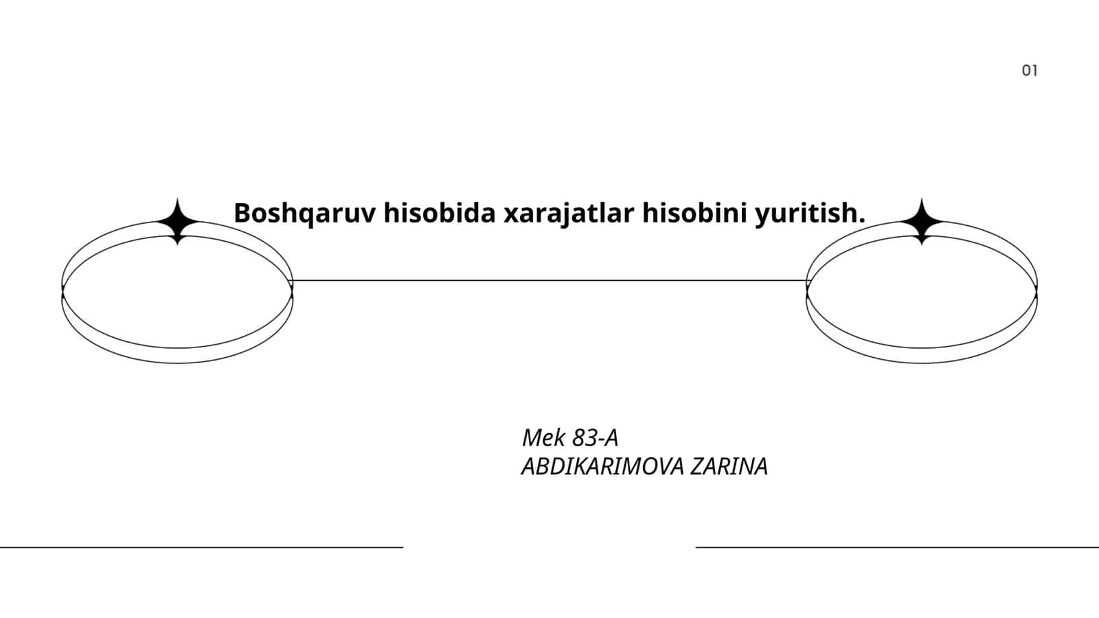 Xarajatlar tushunchasi va tasnifi