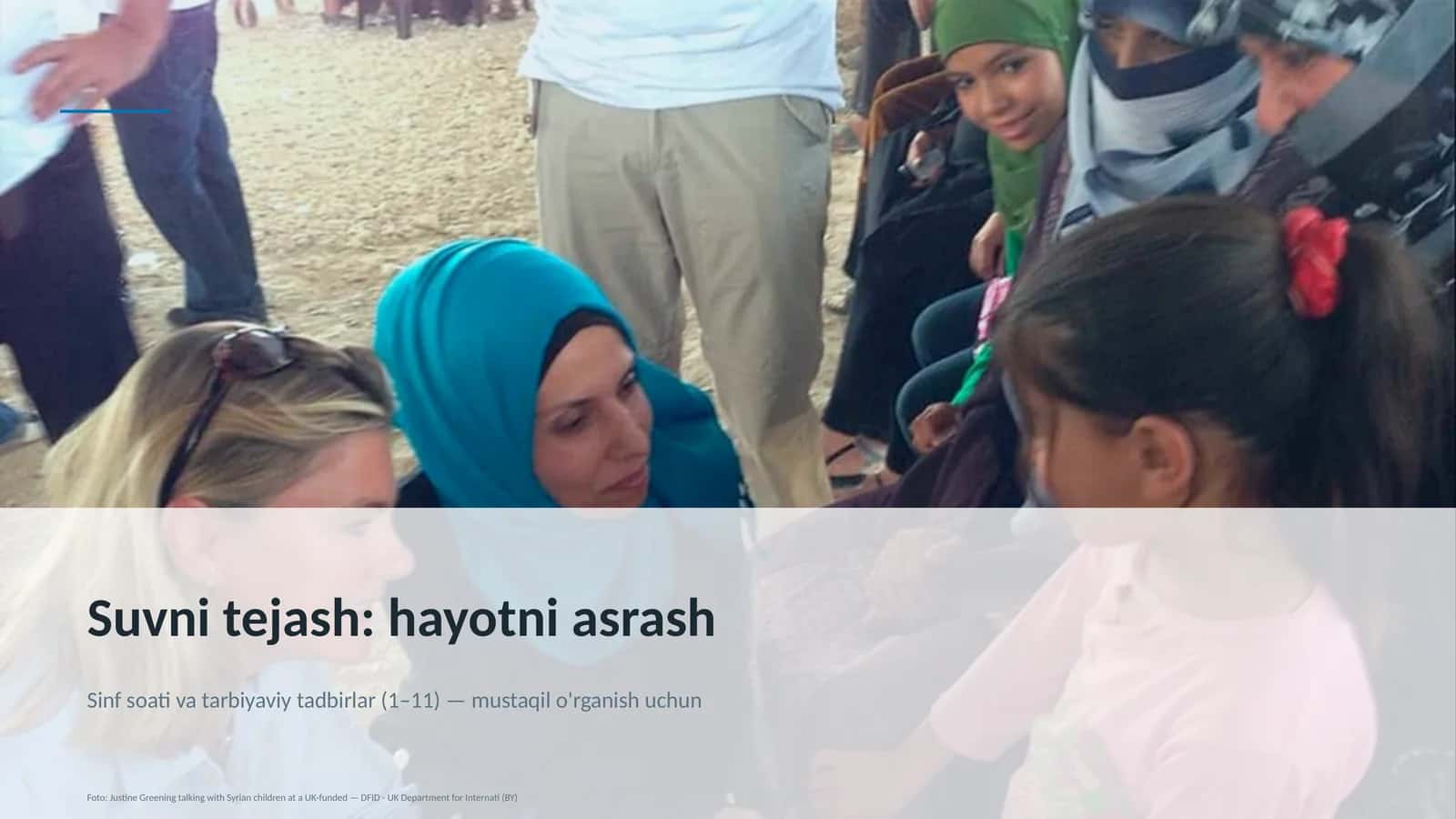 Suvni tejash: hayotni asrash