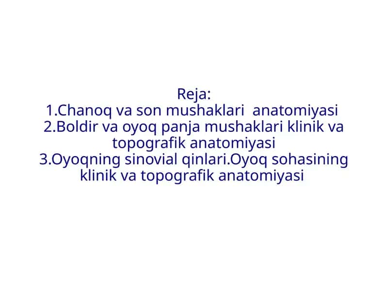 Oyoq suyaklari