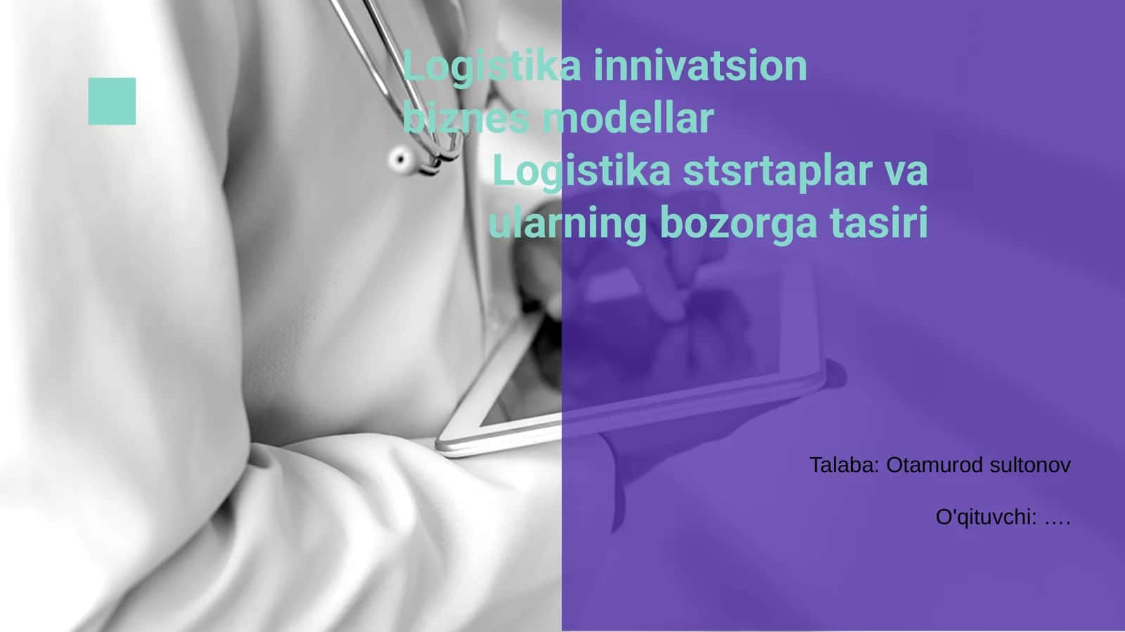 Logistika innovatsion biznes modellari