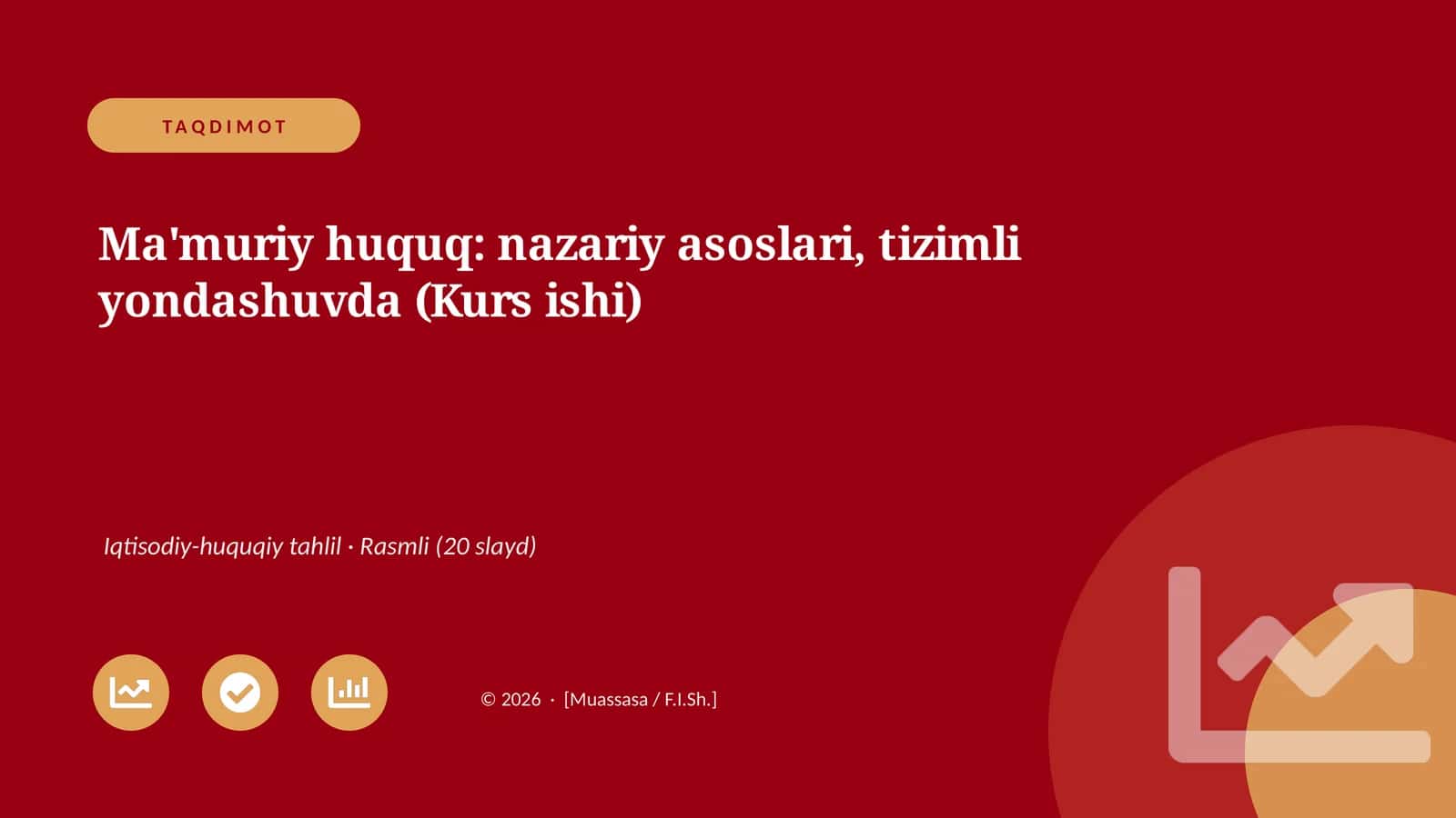 Ma'muriy huquq: nazariy asoslari, tizimli yondashuvda (Kurs ishi)