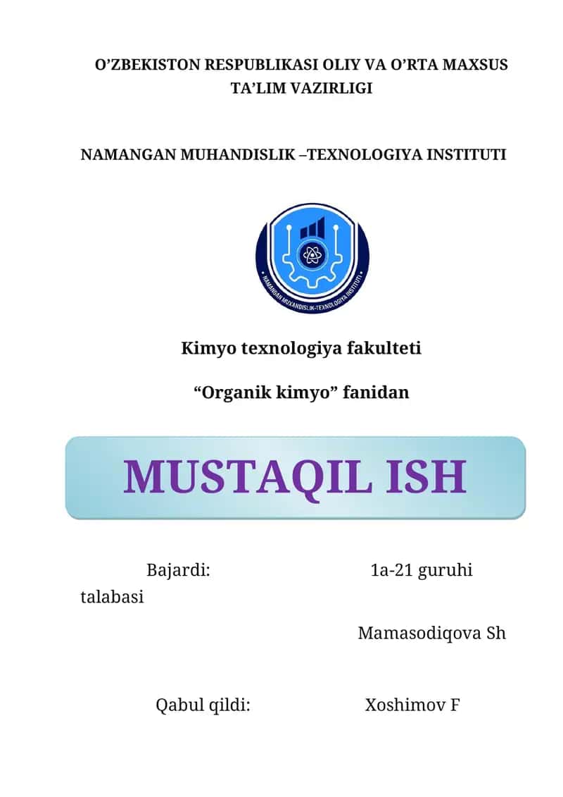 SPIRTLARNING ATSETAT SINTEZI