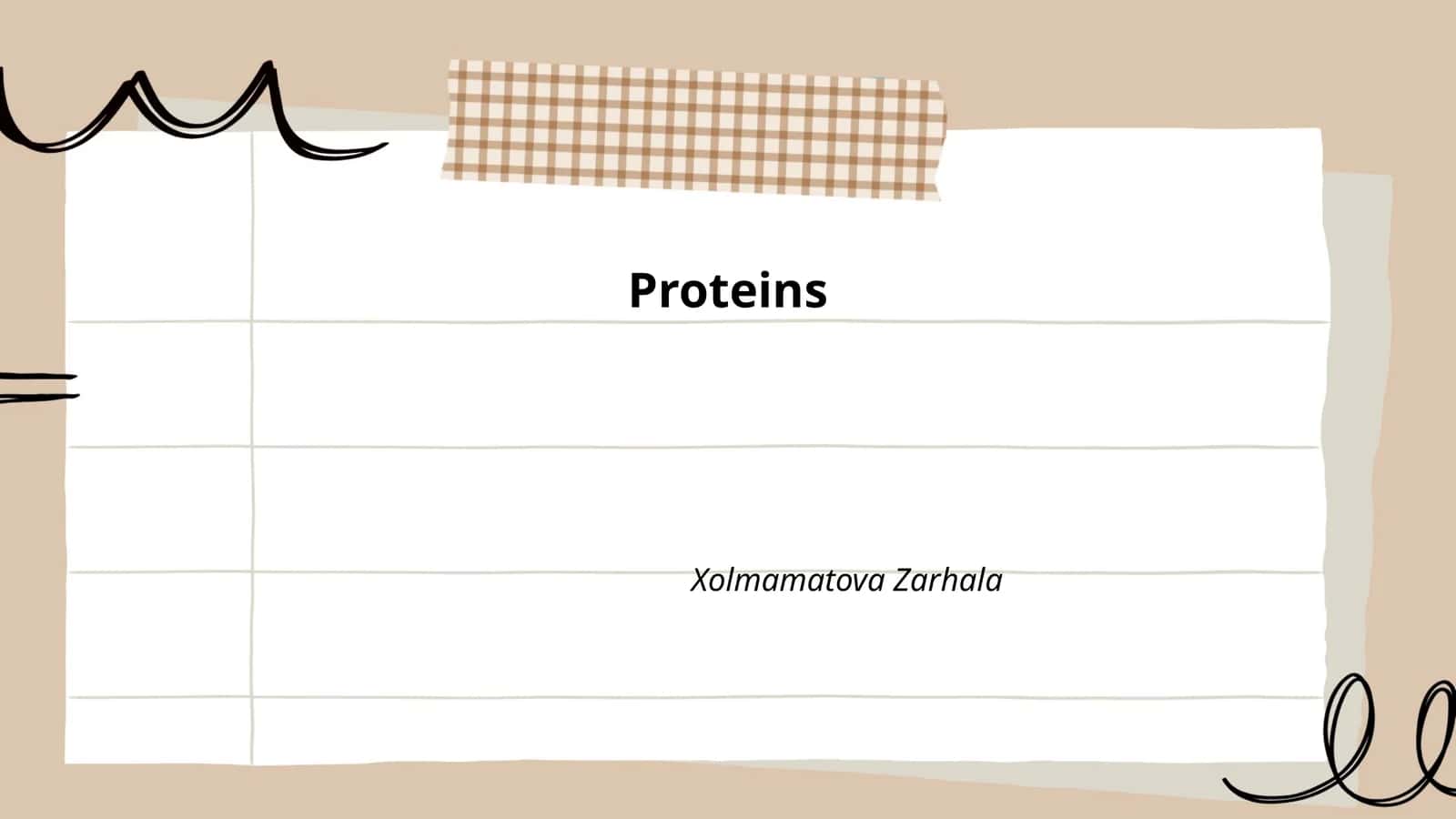 Proteins