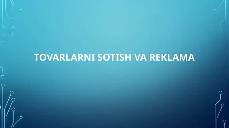 REKLAMANING VAZIFALARI