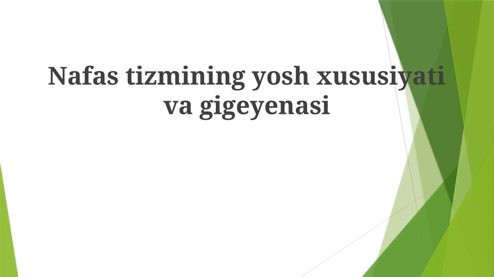 Nafastizminingyoshxususiyativagigeyenasi