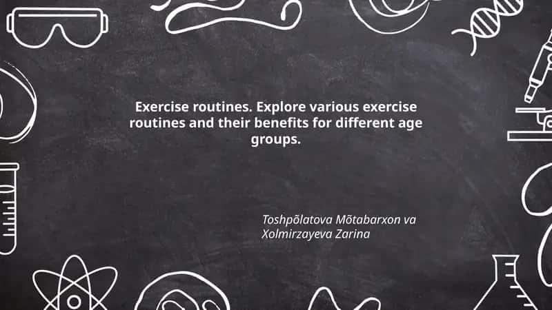 Exercise routines