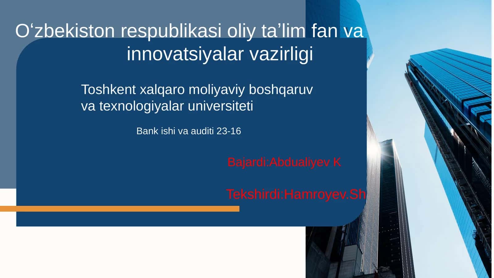 Bank balansi va uning tuzulishi