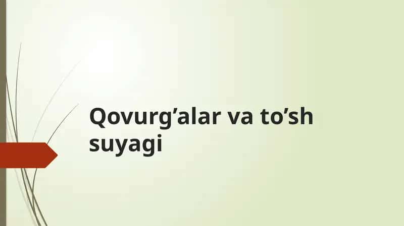 Qovurg’alar