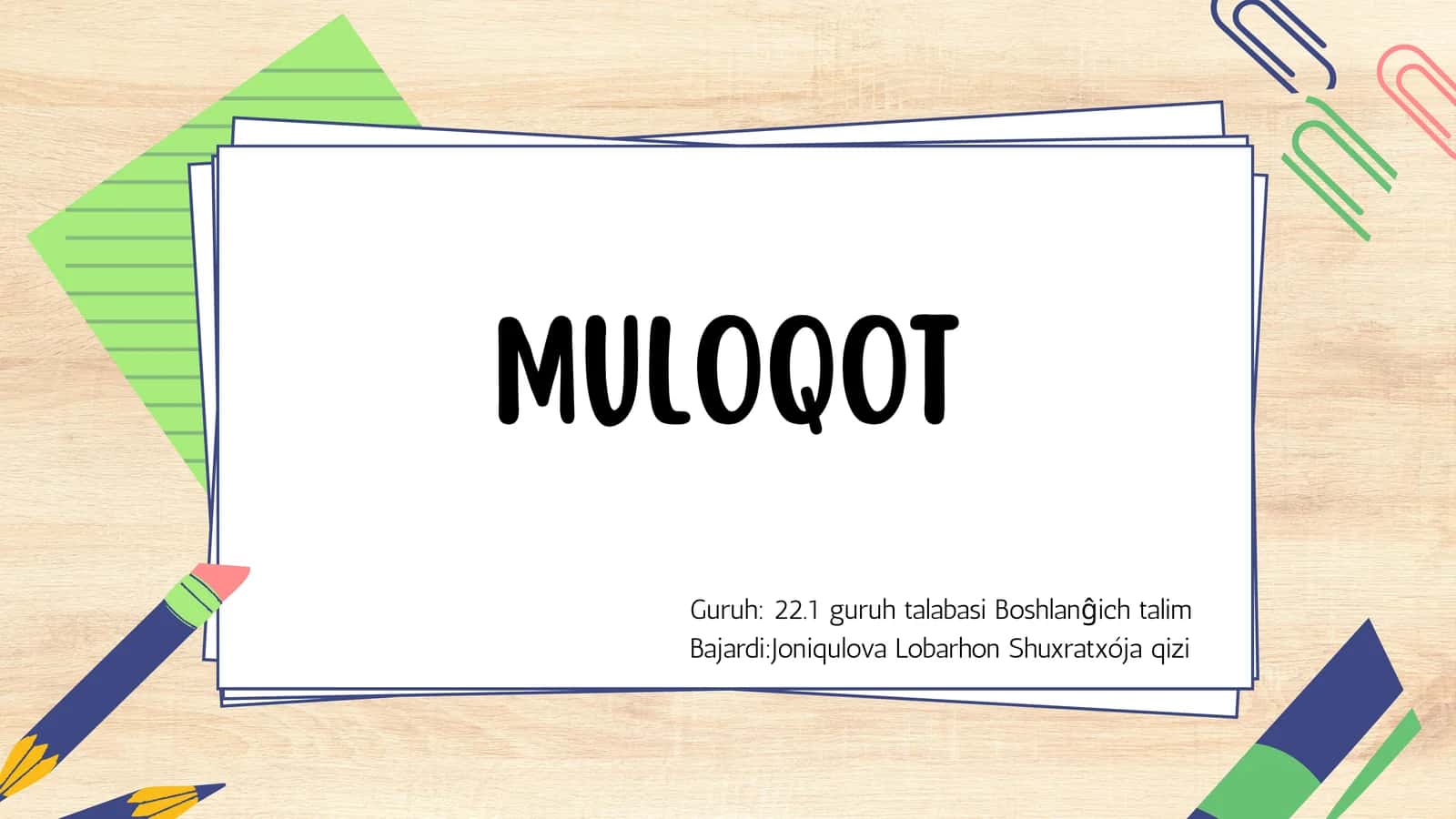 MULOQOT