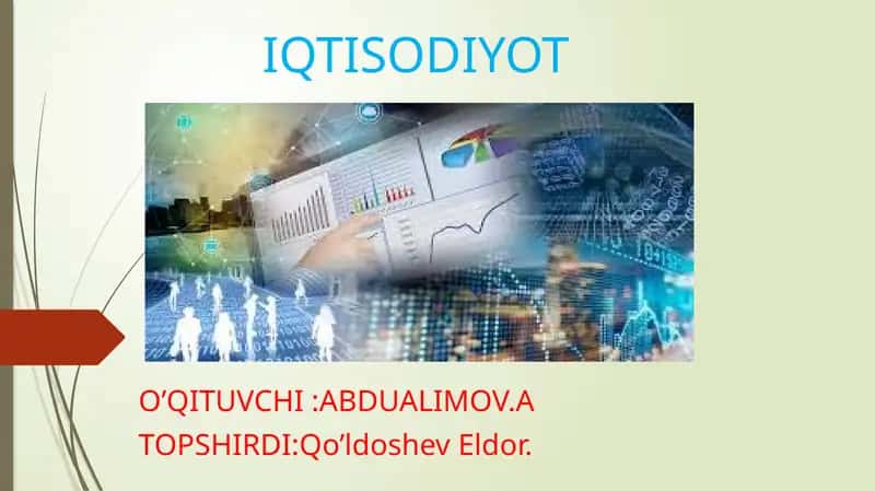 IQTISODIYOT