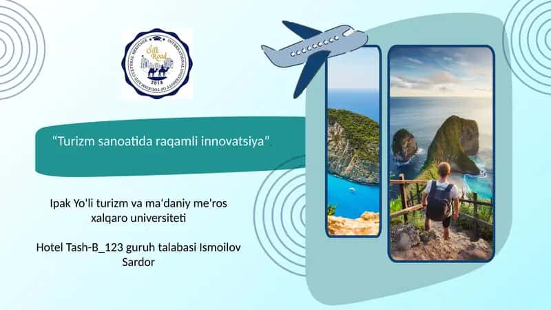 Turizm sanoatida raqamli innovatsiya