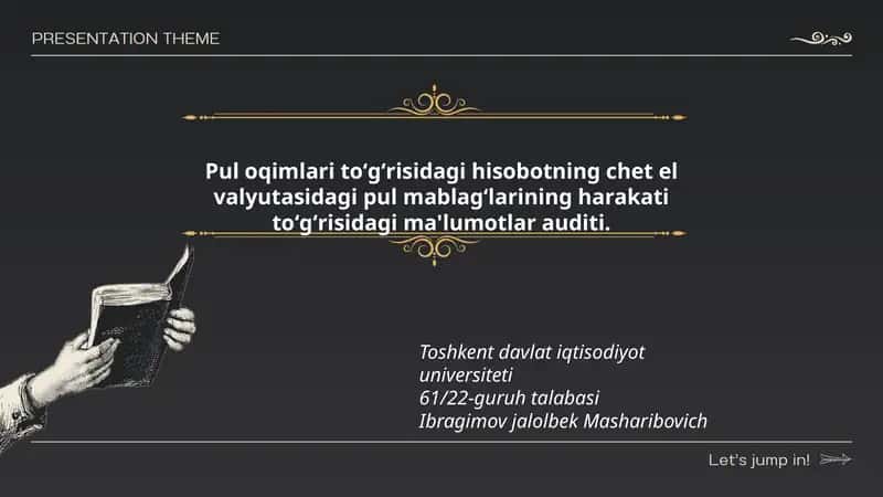 Pul oqimlari toʻgʻrisidagi hisobot
