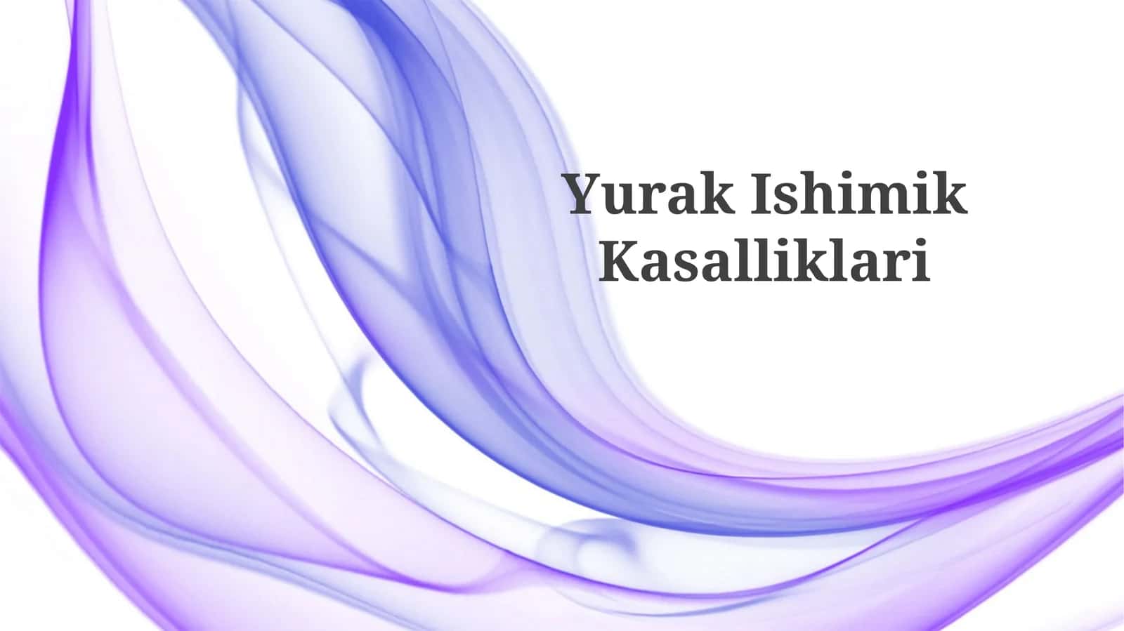 Yurak Ishimik Kasalliklari Epidemiologiyasi
