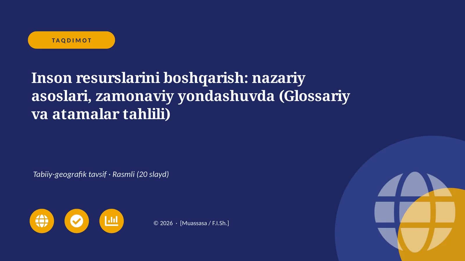 Inson resurslarini boshqarish: nazariy asoslari, zamonaviy yondashuvda (Glossariy va atamalar tahlili)