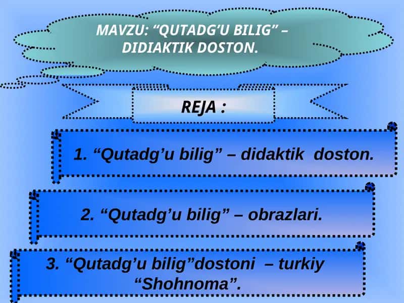 Qutadg’u bilig