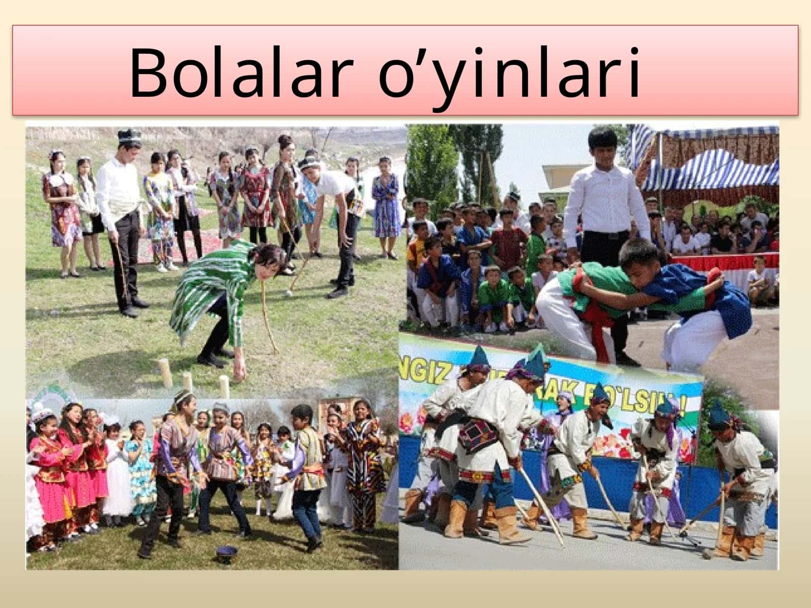 Bolalar o'yinlari